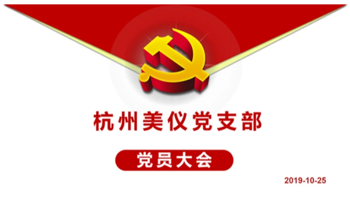 杭州美仪党支部正式成立了！