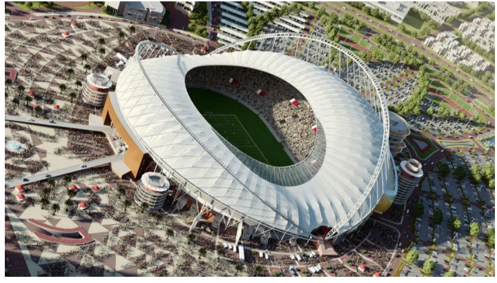 世界杯鏖战正酣，美仪在卡塔尔哈里发国际体育场